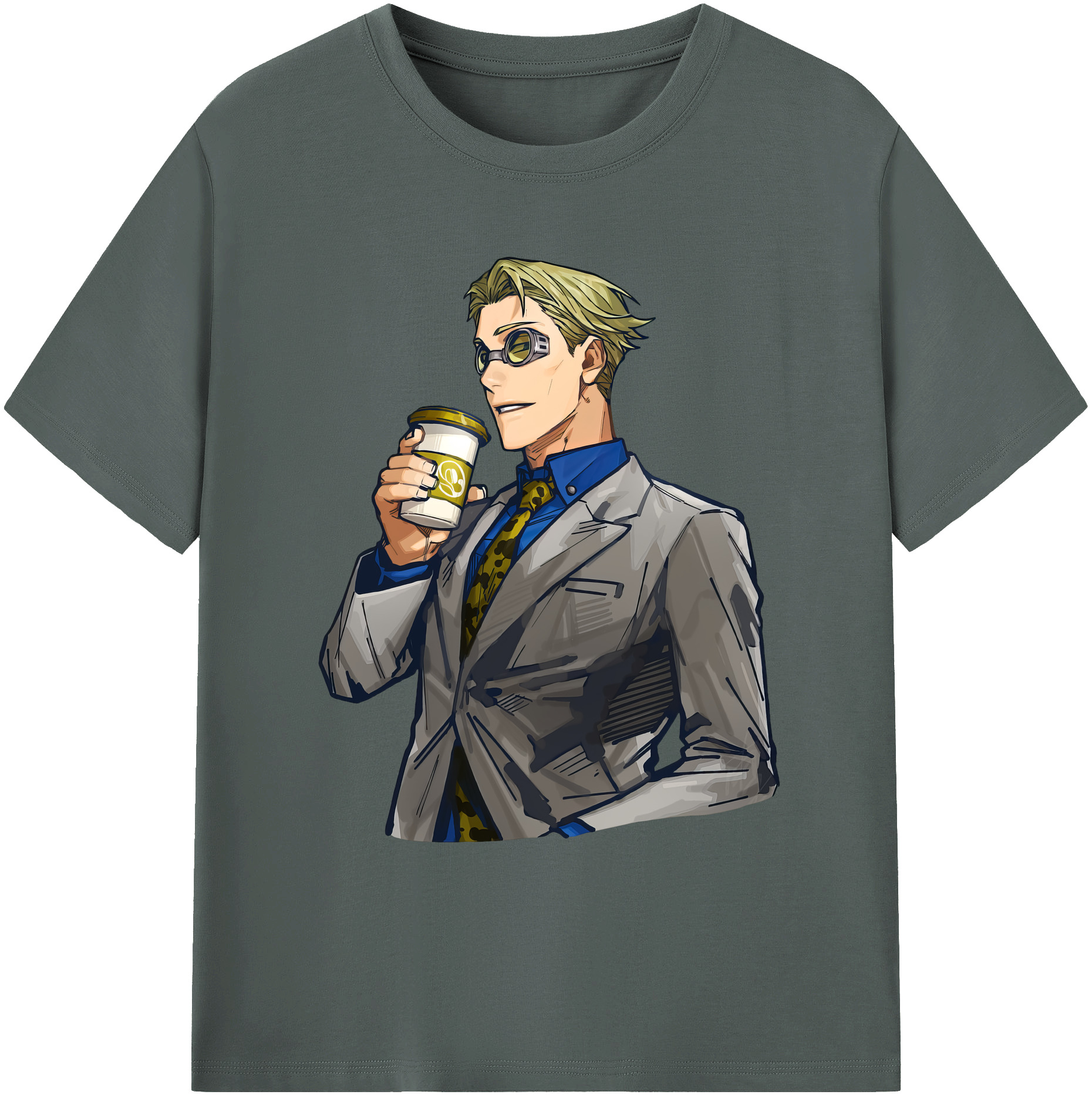 （画像用） 呪術廻戦 Jujutsu Kaisen 綿100％ メンズ半袖Tシャツ｜肌触りやわらか＆通気性